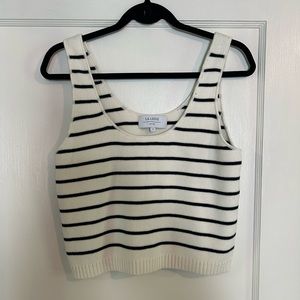 La ligne summer cropped sweater tank 🐅☀️